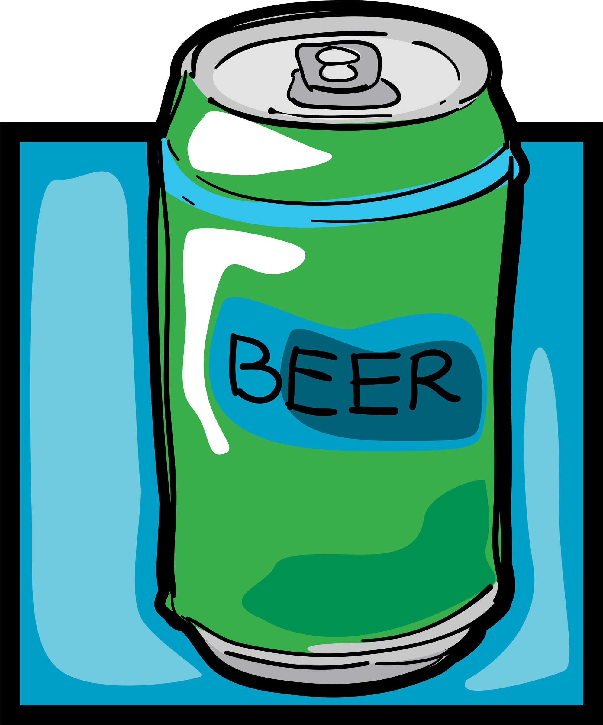 free beer can clipart - photo #3